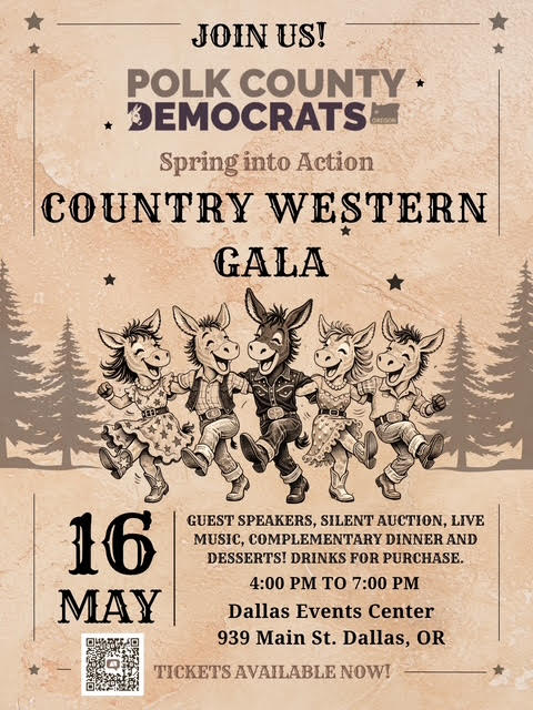 Poster: Country Western Gala Announcement.